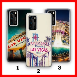 Las Vegas 3 HUAWEi P9 P10 P20 P30 P40 LiTE Pro PLuS LG G5 G6 Housse de protection pour portable États-Unis États-Unis d'Amérique État du Nevada Sin City