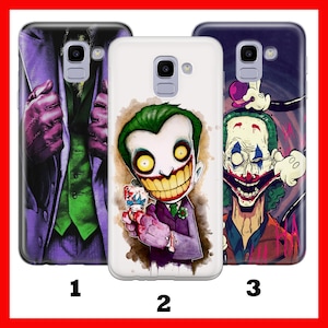 JOKER 1 Telefoon Case Cover Voor Samsung Galaxy A3 A5 A6 A7 A8 J3 J5 J6 J7 Crazy Funny Scary Stripfiguur Op Speelkaarten Mystery Box