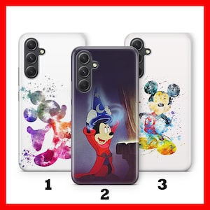 Custodia per telefono Mickey Mouse 5 per Samsung A13 A14 A15 A16 A25 A26 A33 A34 A35 A36 A53 A54 A55 A56 A72 A73 + altri modelli Disney Minnie