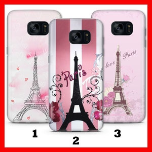 Etui na telefon PARIS 2 do Samsung Galaxy S5 S6 S7 S8 S9 Edge Plus LTE NEO Francja Paryż Miasto Miłości Romans Wieża Eiffla Francuska Miłość
