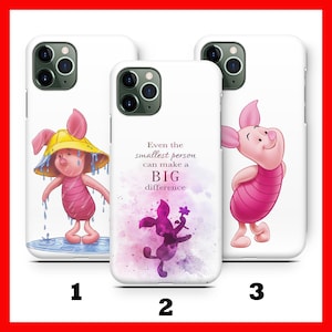 Funda para teléfono PiGLET 1 para Apple iPhone 11, 12, 13, 14, 15 y 16 Plus, Pro, Mini y Max, Disney, Winnie the Pooh, Tigger, Piggy Pig, Oink