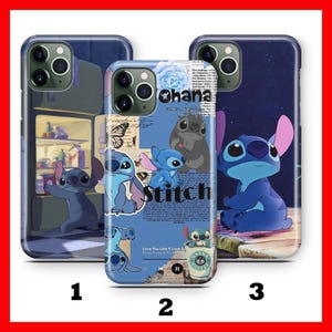 Stitch K6 Telefoon Case Cover Voor Apple iPHONE 11 12 13 14 15 16 Plus PRO Mini MAX Disney Stripfiguur Alien Creature Hond Panda Vriend