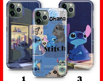 Funda para teléfono Stitch K6 para Apple iPhone 11 12 13 14 15 16 y 17 Air PRO Plus Mini Max Personaje de dibujos animados de Disney Criatura alienígena Perro Panda Amigo