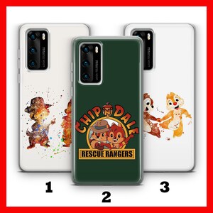 Custodia per telefono cellulare HUAWEi P9 P10 P20 P30 P40 LiTE PRO PLuS LG G5 G6 ispirata al cartone animato Disney Two Chipmunks Rescue Rangers