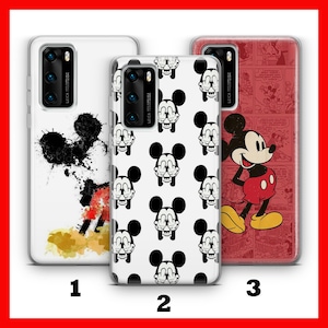 Custodia per telefono MICKEY MOUSE 1 HUAWEI P9 P10 P20 P30 P40 LiTE PRO PLuS LG G5 G6 ispirata al castello dei cartoni animati Disney Minnie Mouse Classic Mice