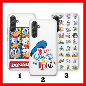 Custodia per telefono DONALD DUCK 2 per Samsung A13 A14 A15 A16 A25 A26 A33 A34 A35 A36 A53 A54 A55 A56 A72 A73 + altri modelli Disney Paperina