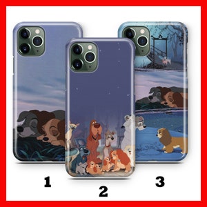 Lady And The Tramp 8 Phone Case Cover For Apple iPHONE 11 12 13 14 15 16 Plus PRO MiNI MAX Disney Cartoon Dog Dogs Cute Love Story