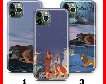 Dame und die Tramp 8 Telefon Fall für Apple iPhone 11 12 13 14 15 16 e 17 Air PRO Plus Mini Max Disney Cartoon Hund Hunde Cute Love Story