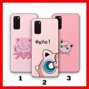 Jigglypuff 3 Phone Case Cover For Samsung Galaxy S20 S21 S22 S23 S24 FE S25 Plus Ultra Models  Cartoon Character From Ball Fight Hero