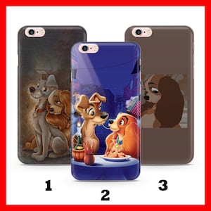 Lady And The Tramp 9 Apple iPHONE 5 SE 2020 2022 6 7 8 Xs XR MaX PLuS Phone Case Cover inspired by Disney Cartoon Dog Dogs Cute Love Story