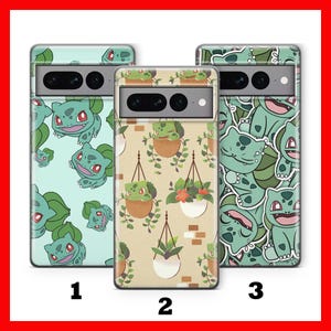 Bulbasaur 1 Telefoon Geval Voor Google Pixel 6 6A 7 7A 8 8A 9 9A Pro XL Modellen Stripfiguur Hero Van Ball Fight Figuur Hero Animal