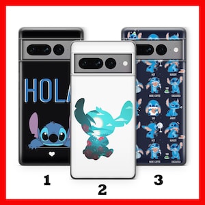 LiLO und STiTCH 3 Handyhülle für Google Pixel 6 6A 7 7A 8 8A 9 9A Pro XL Modelle Disney Cartoon Koala Alien Hund Lustiges Geschöpf