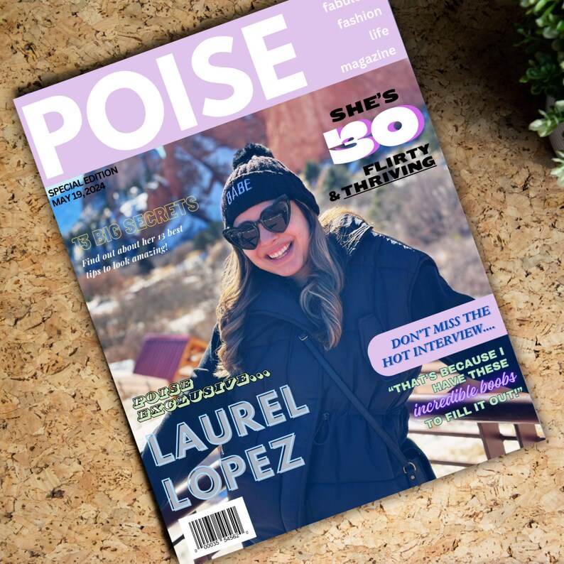 13 Going on 30 POISE Magazine Birthday Cover Etsy
