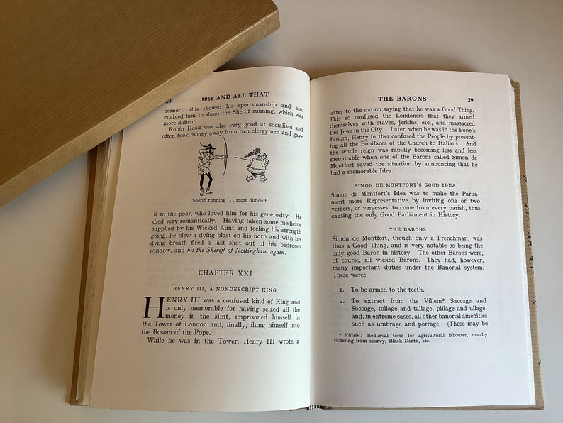 1066 And All That by Walter Carruthers Seller and Robert Julian Yeatman. Fab Amusing Folio Society book of comedic history. Great Condition image 7