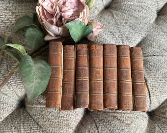 Oeuvres de Moliere: Antique Leather-Bound Book Set, 1784