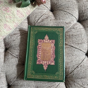 Victorian Christmas Poetry Book: 1869 Gilt-Edged Edition, Illustrated
