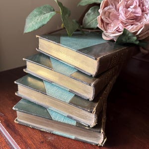 Ensemble de 4 livres anciens français en cuir et carton. Lettres Inédits de Mme de Maintenon et Mme La Princesses des Ursins. 1826 Paris.
