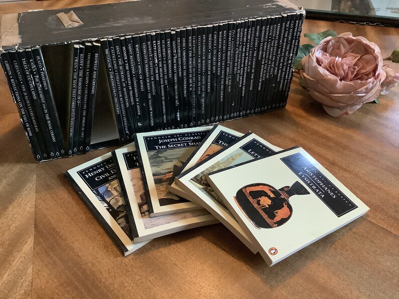 Vintage Penguin Little Black 60s Classics Box Set 1996. Small - Etsy