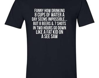 Funny Drinking Vintage Soft Tee