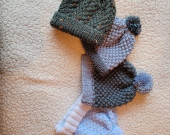 Knitted Baby hats