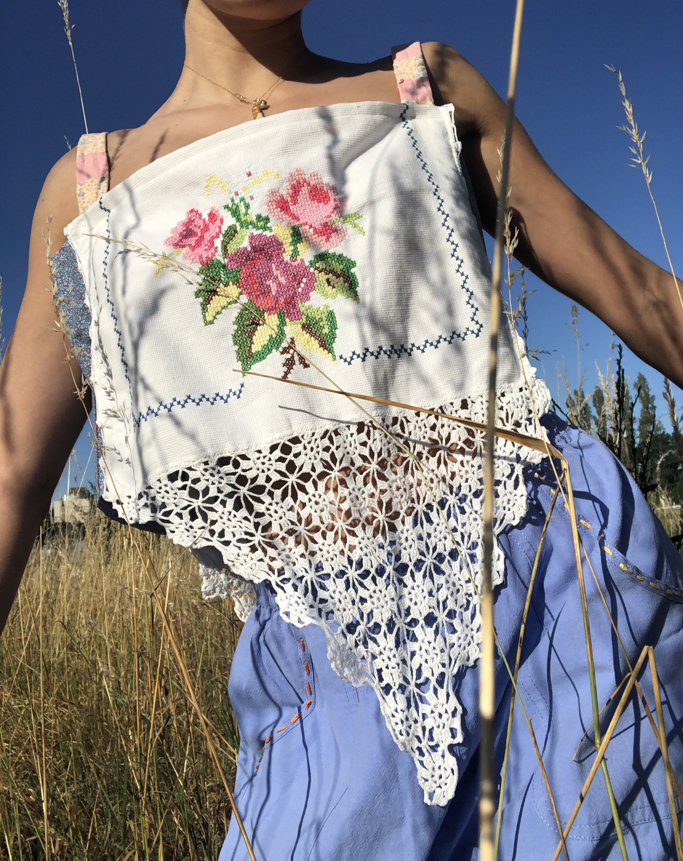 Table Runner Crop Top
