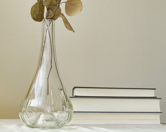 De Venoge Tall Vase | Repurposed Decor | Upcycled Glass