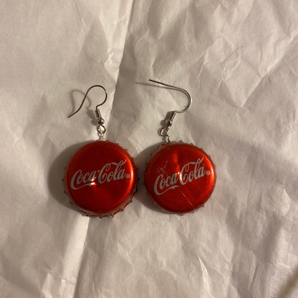 Boucles d’oreilles Coca Cola