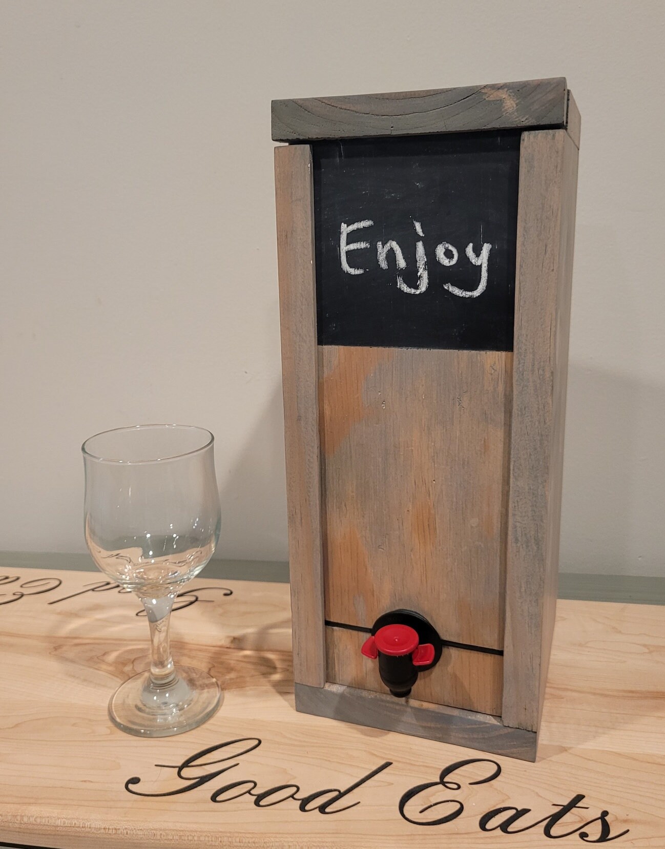 Wooden Case for Boxed Wine Wooden Boxed Wine Dispenser Custom Made Wine Box Holder Fits 3L Box of Wine Etsy