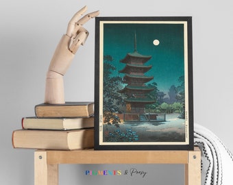 Tsuchiya Koitsu japanische Wandkunst, Japan Holzschnitt, japanischer traditioneller Druck Ukiyo-e Art Ukiyoe PRINTABLE #6