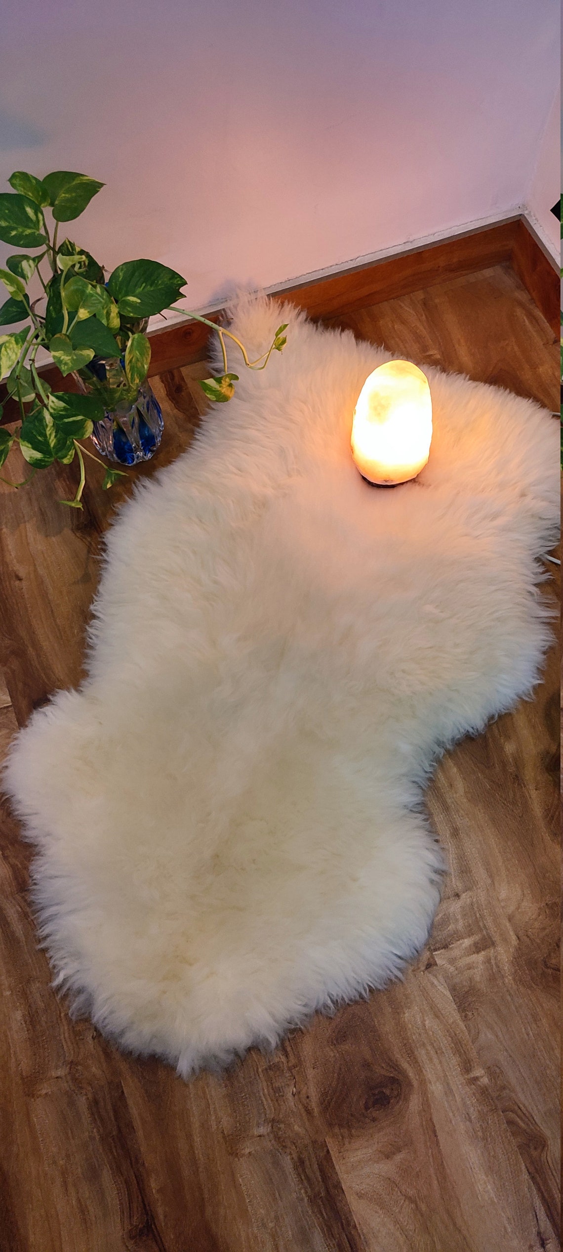 100 Genuine Sheepskin rug Ivory White 2x3 ft Real Sheep skin Etsy