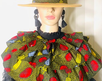 Classy Sassy Multilayered Gathered Necklace and Fedora