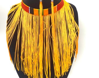 Phlora Fringe Chocker and Earrings, Fringe accessories