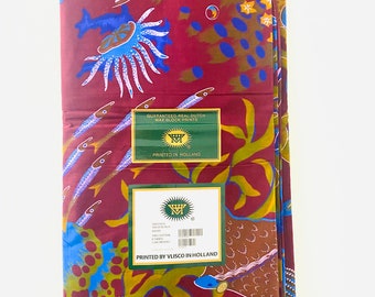 Cotton African Fabrics 6 Yards, Ankara Fabric