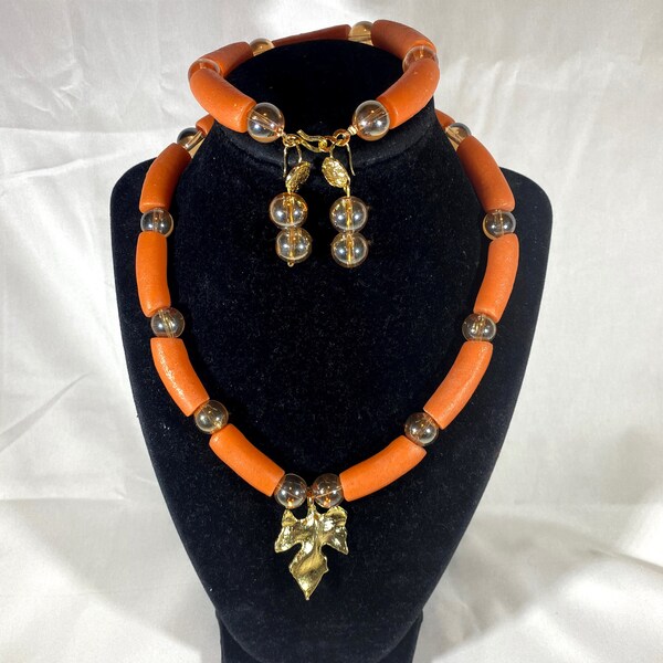 Beaded Jewelry Set Etsy