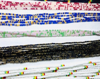 Tie On Small Seed Beads Waist Beads
