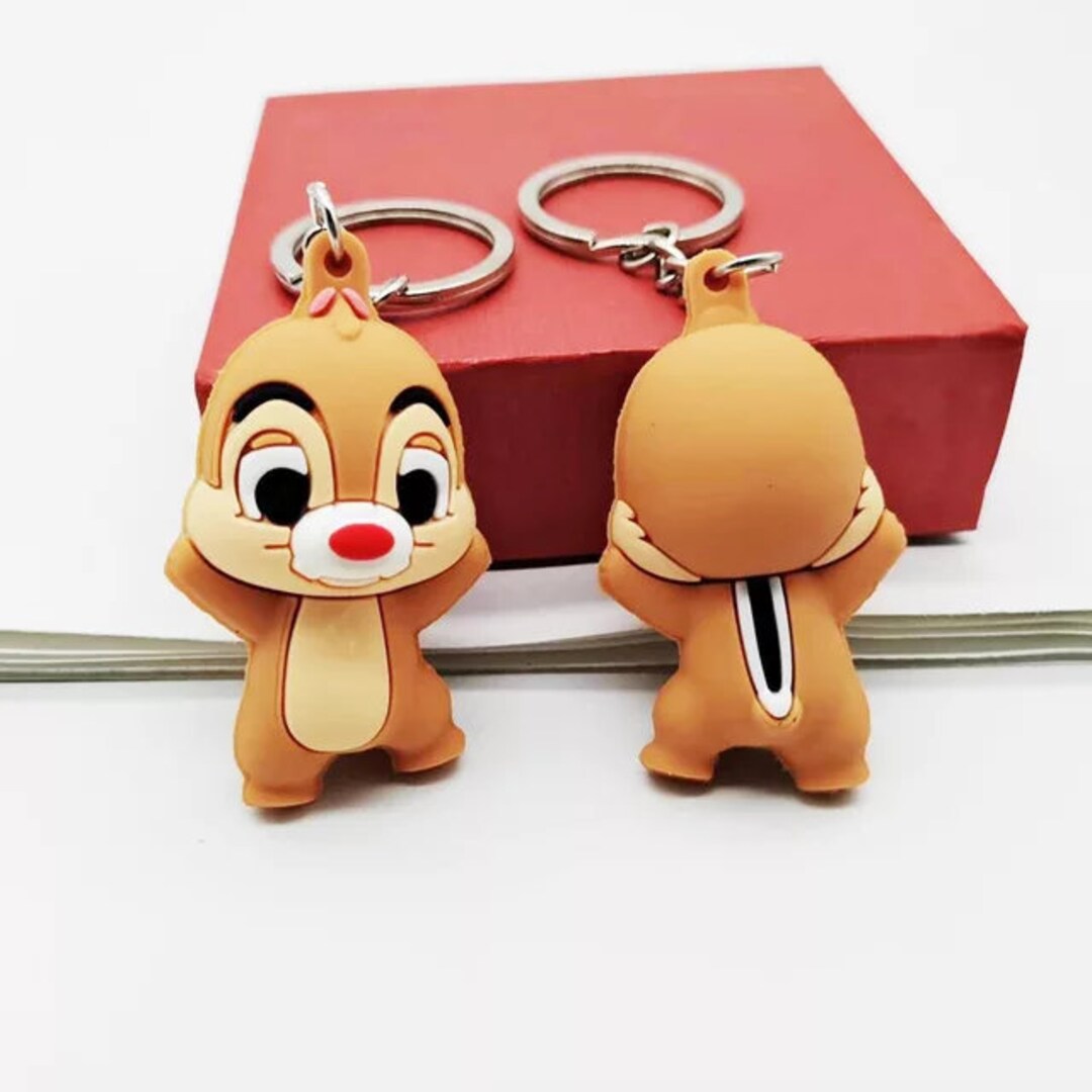 Chipmunk Keyring Chipmunk Keychain Squirrel Chipmunk Doll Bag Etsy