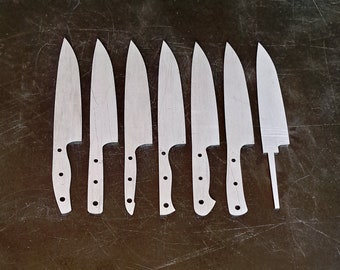 Kochmesser Klingenrohling: Edelstahl oder Kohlenstoffstahl, DIY Küchenmesser