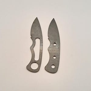 Drop Point Messerrohling: Kohlenstoffstahl, DIY Klinge - hergestellt in den USA