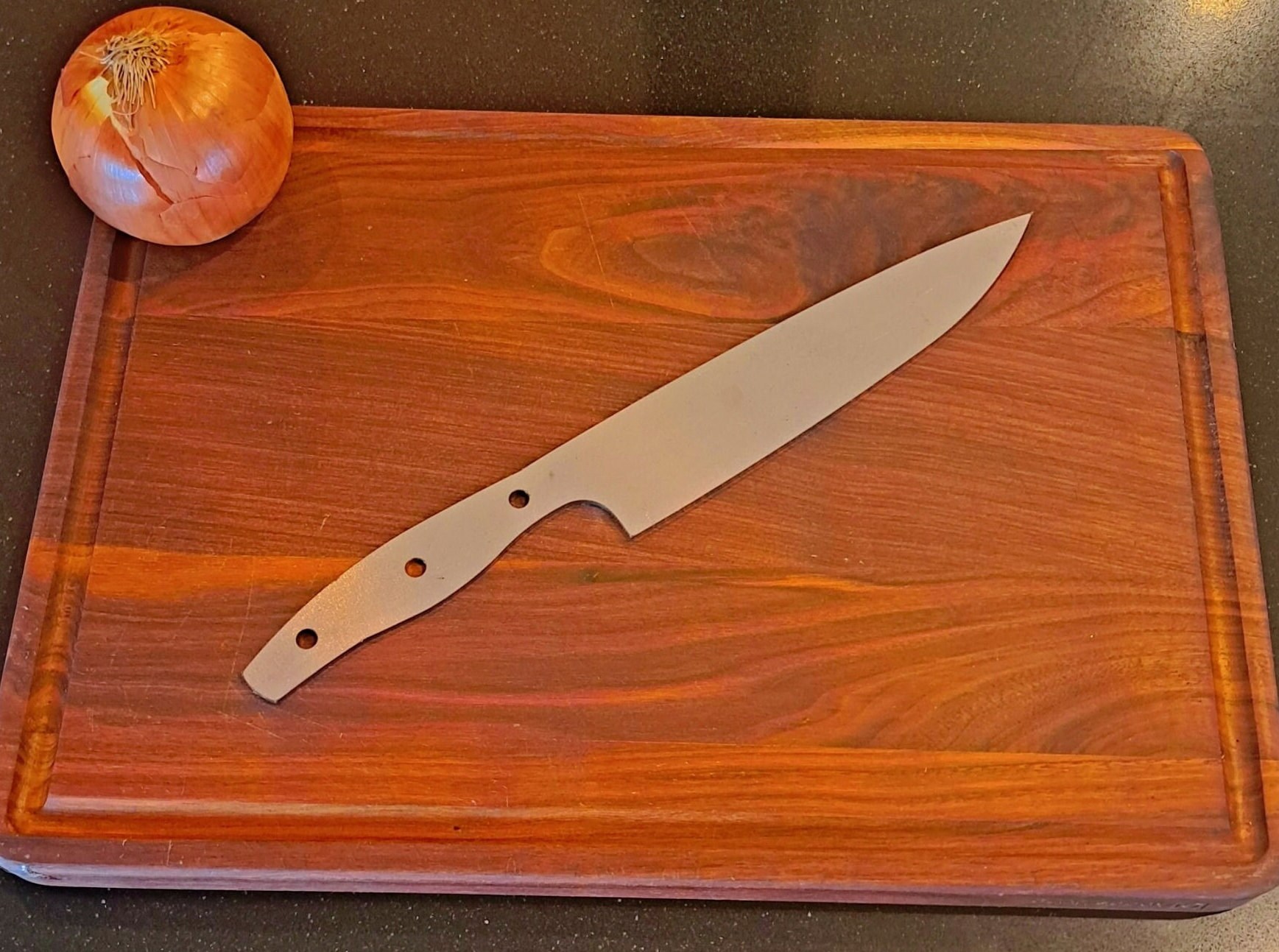 Chef Knife Blank, Kitchen Knife, Blade Blank, Knife Making, AEBL Stainless Steel, 80crv2, D2