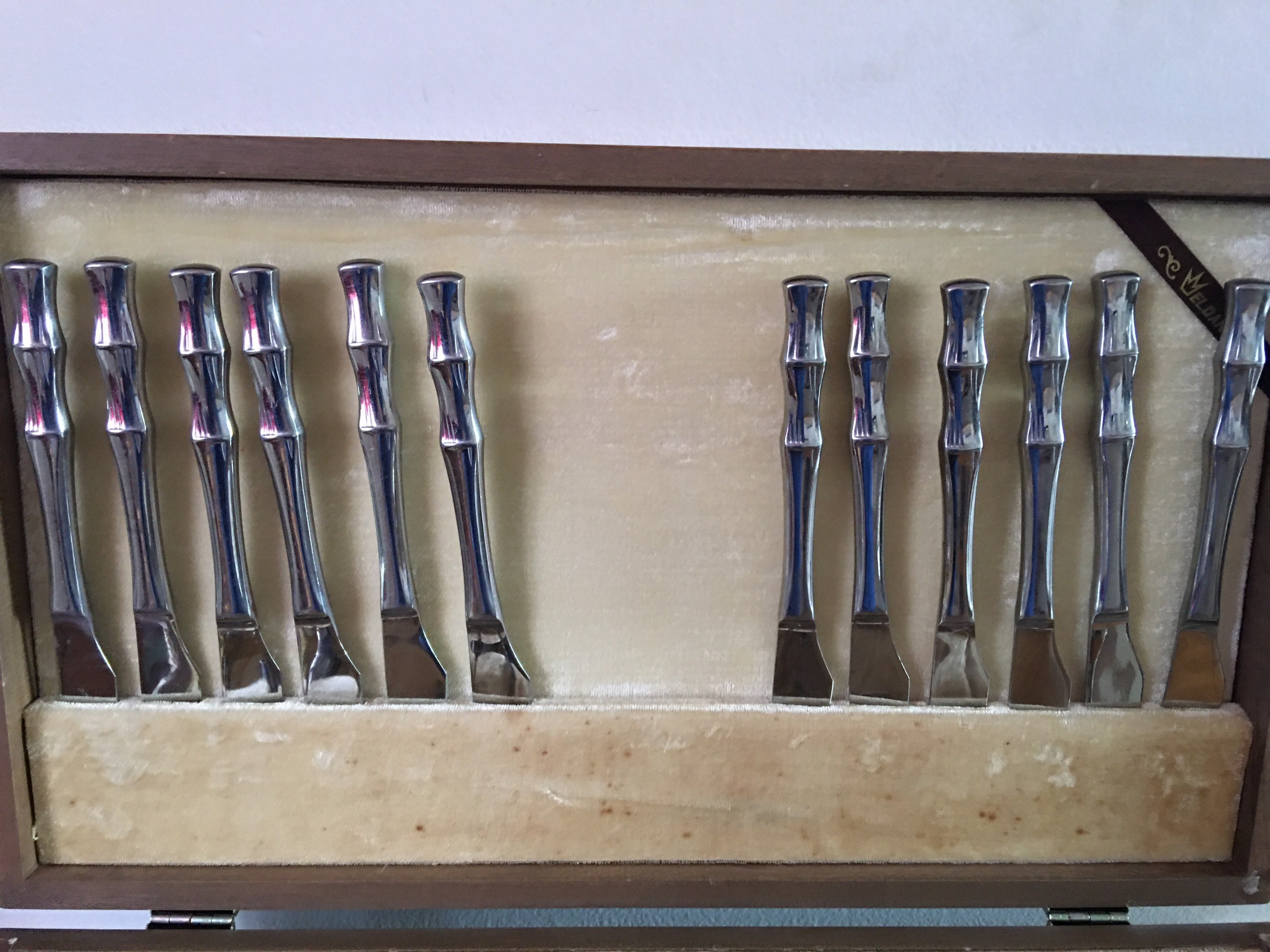 Eldan Japan Stainless Steel Flatware Set in Original Wood Etsy