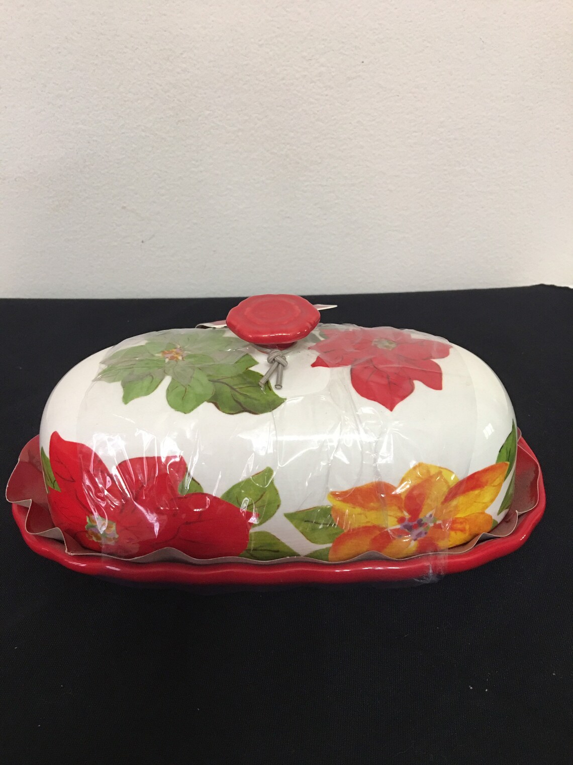 Pioneer Woman Holiday Butter DishNew Etsy