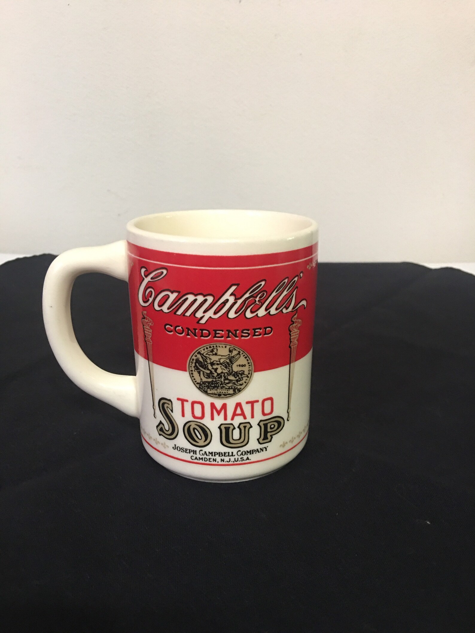 Campbells Tomato Soup Ceramic Mug, Joseph Campbell Company, Vintage