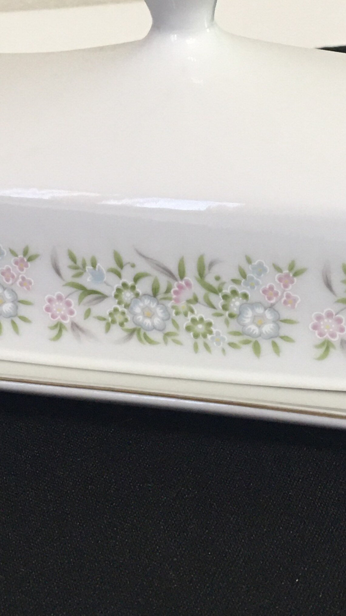 Taihei China Springtime Butter Dish with lid and sugar dish Etsy