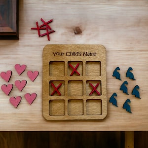 Tic-Tac-Toe - Valentines Day Gift - Personalized Gift