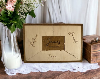 personalized unity puzzle, unity ceremony puzzle wood, blended family wedding ceremony, custom unity idea, wedding keepsake for bride,