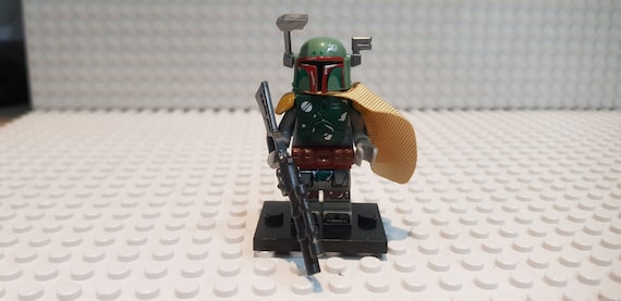 Ashley Furman Fremmedgørelse historisk Boba Fett Custom Minifigure Star Wars - Etsy