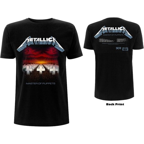 Metallica 'Ride The Lightning Tracks' T-Shirt NEW & OFFICIAL! 