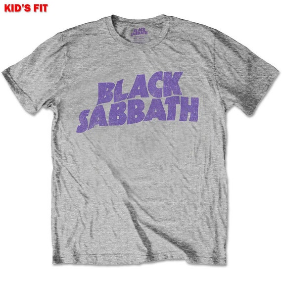 Black Sabbath Kids Tee: Wavy Logo | Etsy