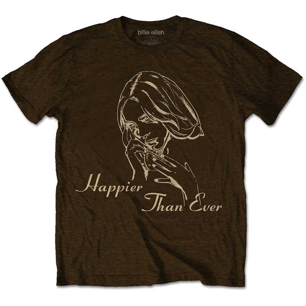 Discover Billie Eilish Unisex T-Shirt: Happier Than Ever