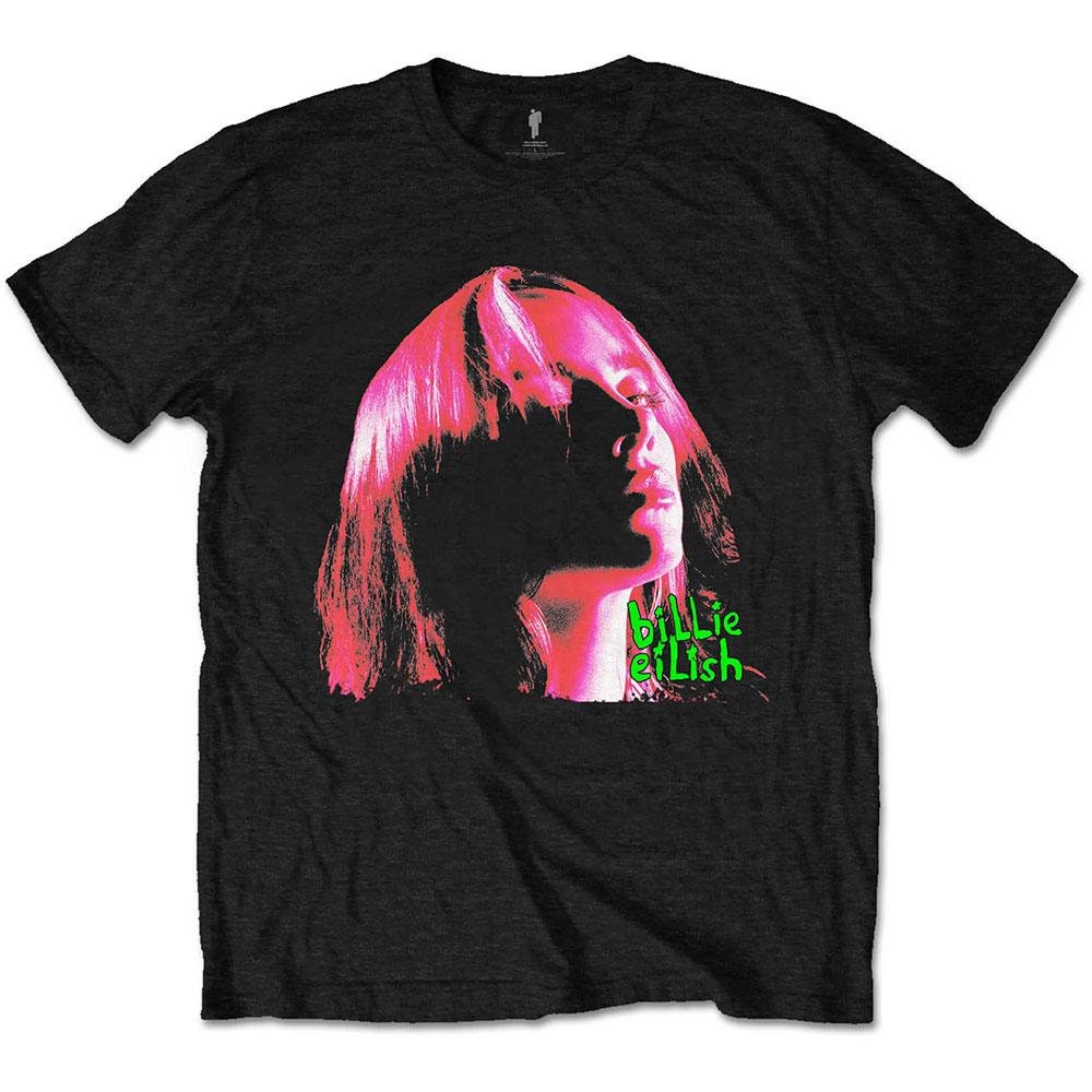 Discover Billie Eilish Unisex T-Shirt: Neon Shadow Pink